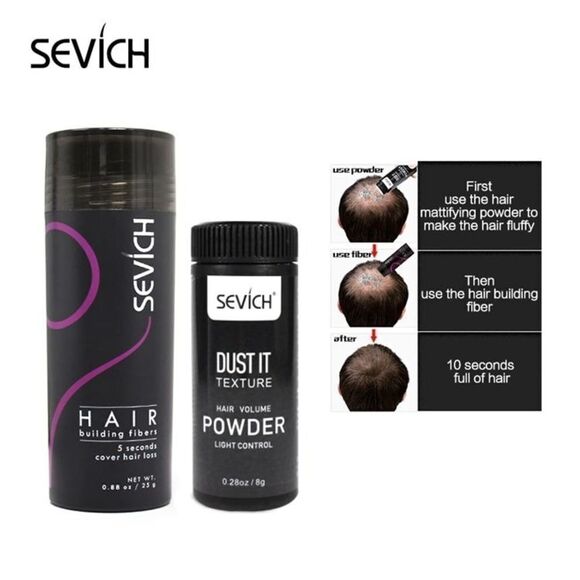 🔥SEVICH Loss Hair Thicken Extension Hair Building Fiber Powder 25g🔥 - Picture 4 of 6